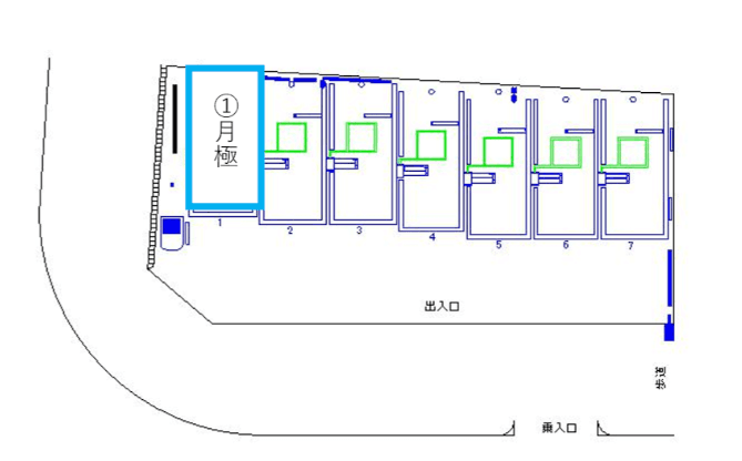 松原第２の駐車配置図