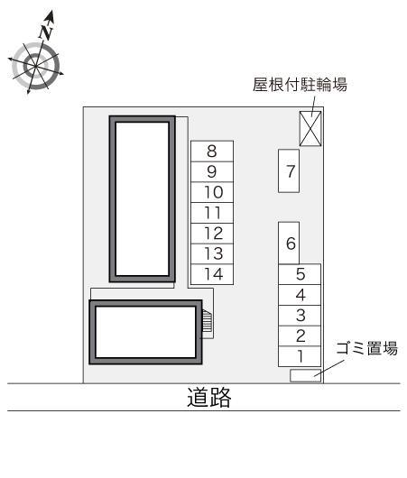 ＪＩＮＮＯ(23728)の駐車配置図