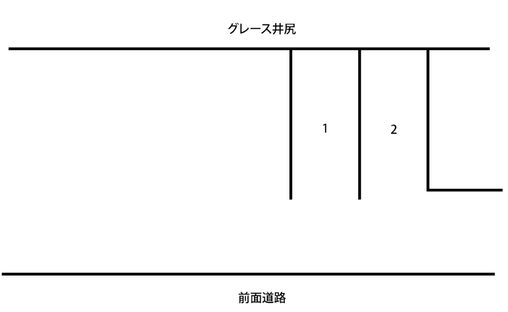 ｸﾞﾚｰｽ井尻の駐車配置図