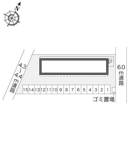 ＡＧＡ(18471)の駐車配置図