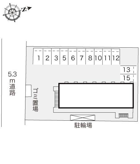 コーラルⅠ(12078)の駐車配置図