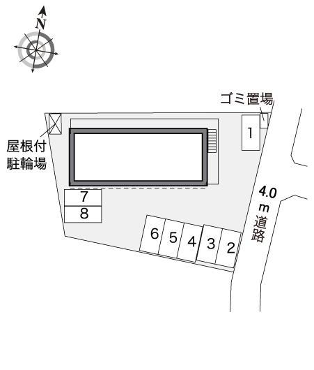 マルベリーランチＣ(32119)の駐車配置図