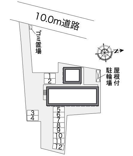 シスタス　５９(27011)の駐車配置図