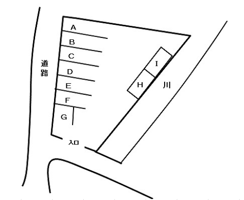 K’sパーキングの駐車配置図