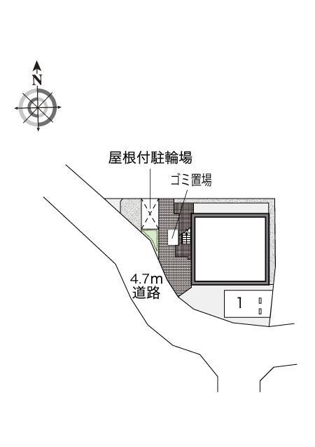 エスト桃山台(45842)の駐車配置図
