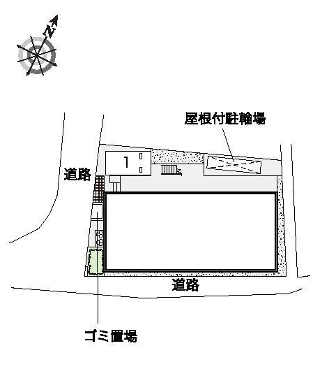 サイレントⅡ(52520)の駐車配置図