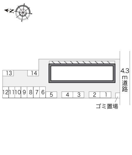 ベルデ(20567)の駐車配置図