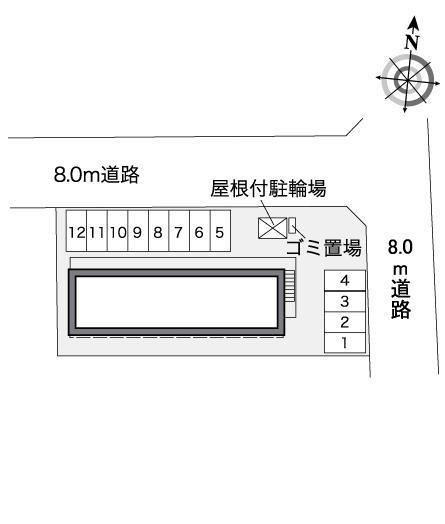 ドルフ文京台南(37494)の駐車配置図