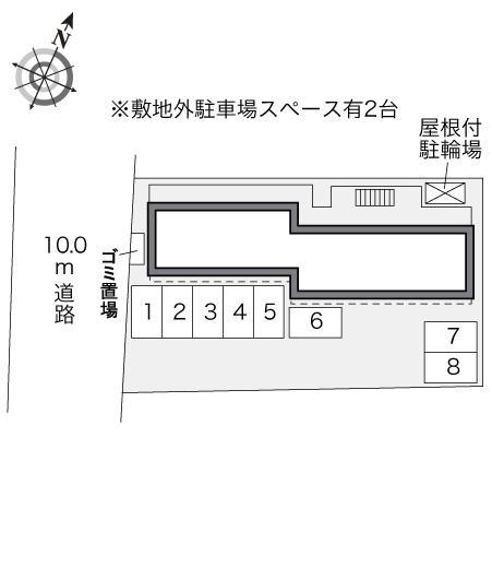 サンモリッツ(28915)の駐車配置図