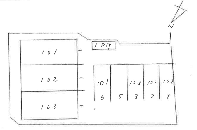ガイア・ヴェールの駐車配置図