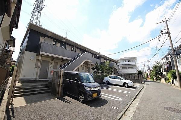 富士見市関沢2丁目駐車場（ノースポールAB）の外観・駐車場イメージ1枚目