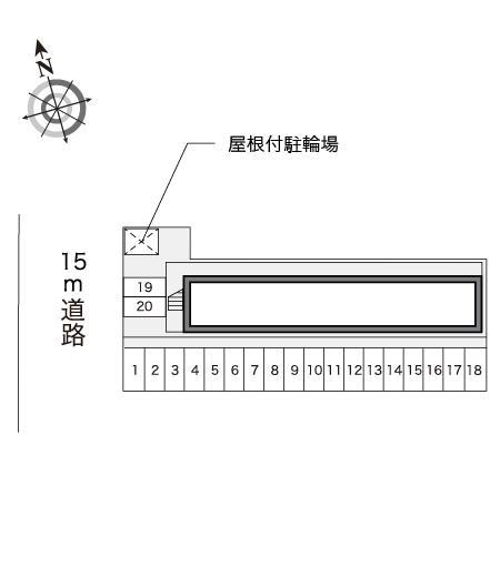 藤(15904)の駐車配置図