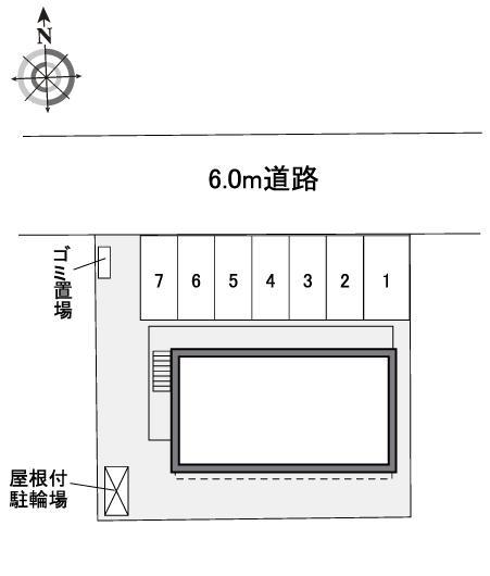 アズミール(41324)の駐車配置図