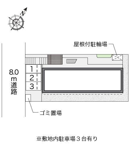 クレスト(21452)の駐車配置図