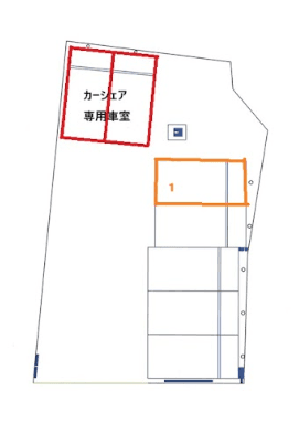 鎌倉台第１の駐車配置図