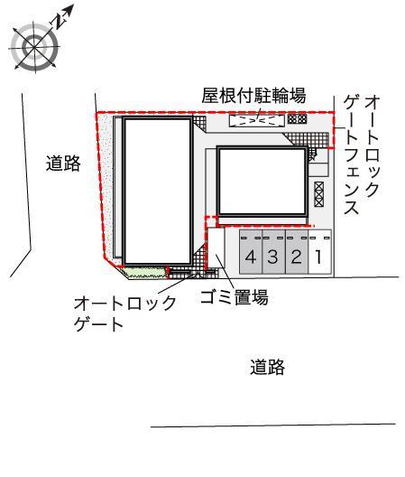 テリオス(45660)の駐車配置図