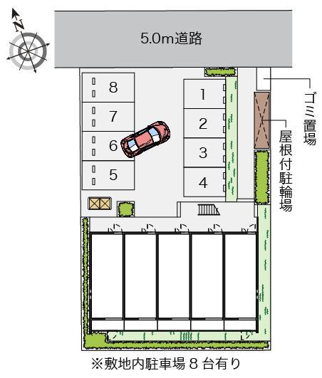 クレイノグランメゾン　アオイ(57412)の駐車配置図