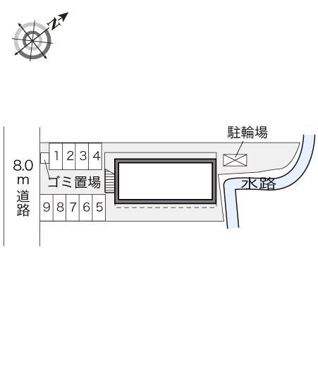 ＫＯＭＯＴＯ古河Ⅱ(24150)の駐車配置図