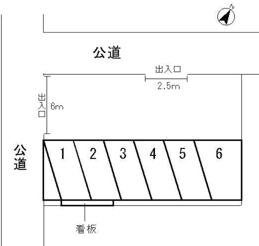 有明駐車場の駐車配置図