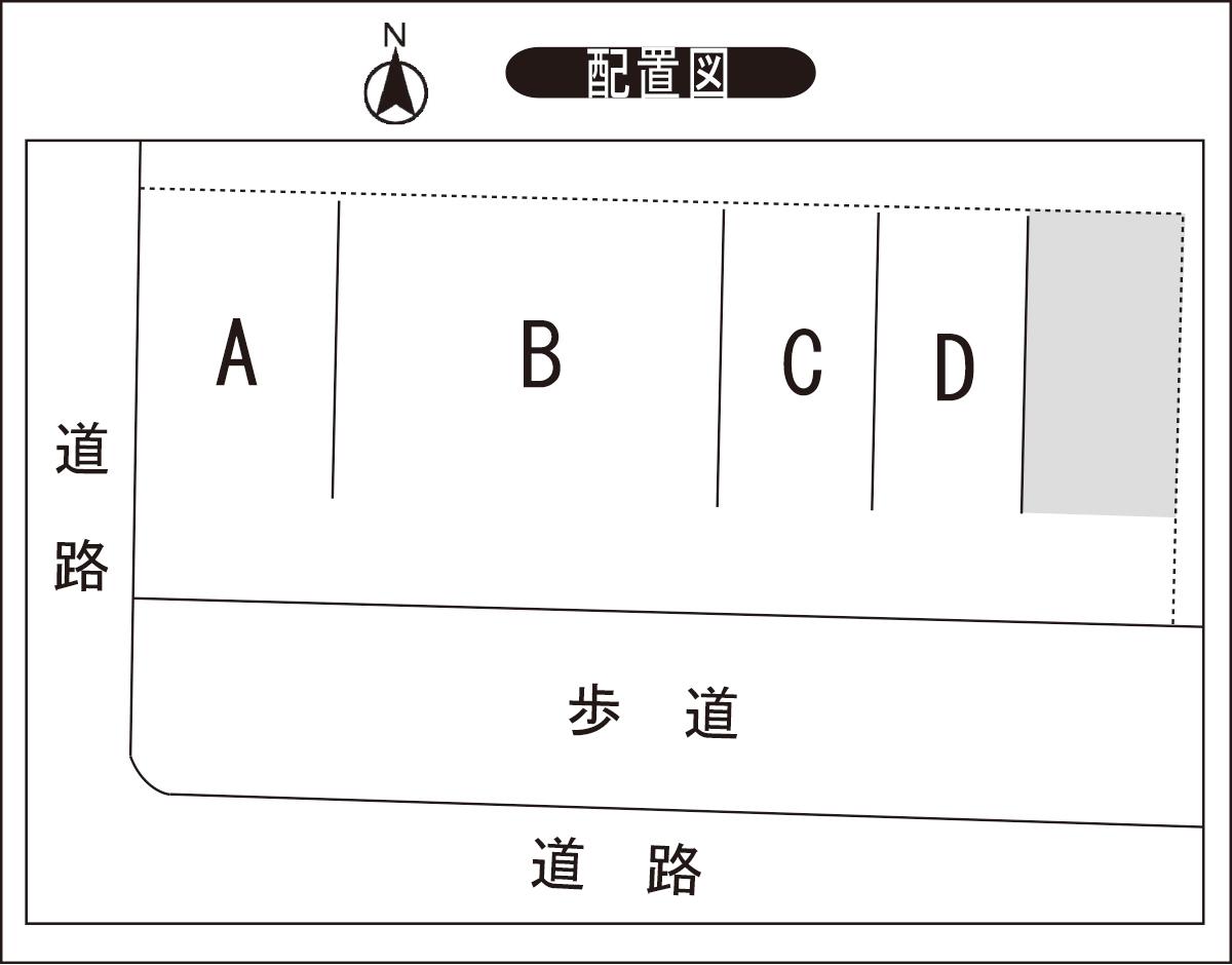 花堂中1丁目Mパーキングの駐車配置図