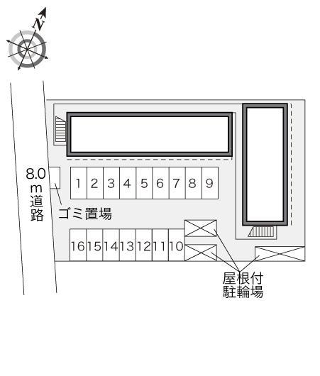 藤(24093)の駐車配置図