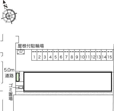 アーバンスクエア(43851)の駐車配置図