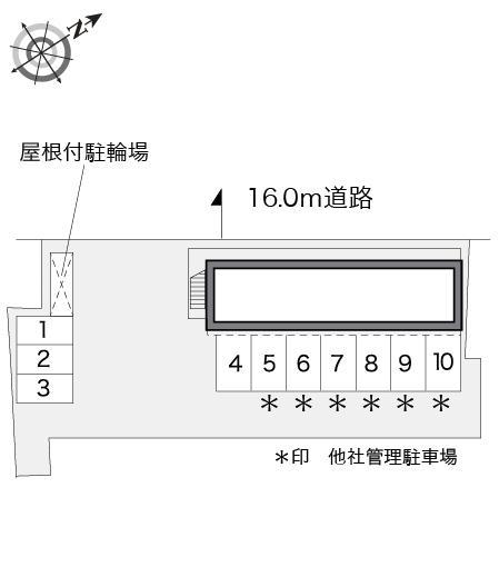 アイン(17423)の駐車配置図