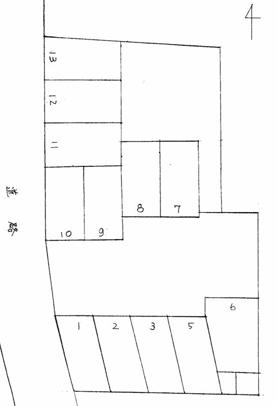 新高田パーキングの駐車配置図