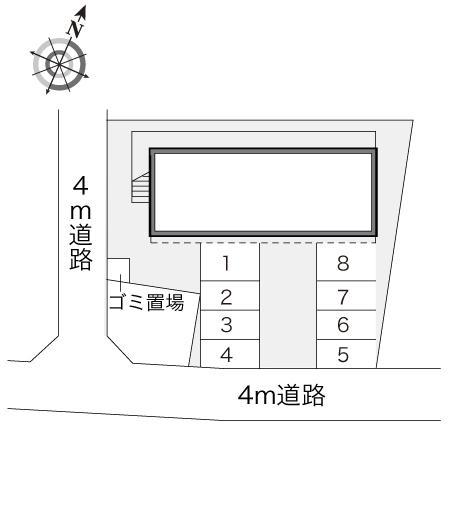 シャトラン(15374)の駐車配置図