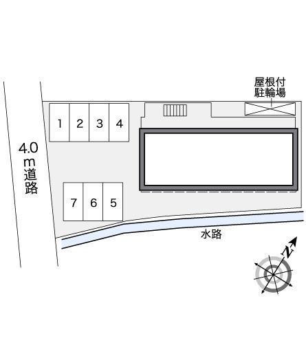 穂風(26010)の駐車配置図