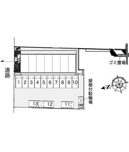 グランドゥールⅡ(35015)の駐車配置図