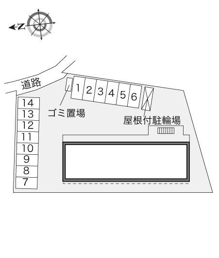 流鏑馬(34848)の駐車配置図