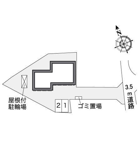 ねのさわ(38033)の駐車配置図