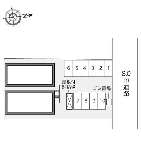 Ｐｌｅｙｏｎｅ(24436)の駐車配置図