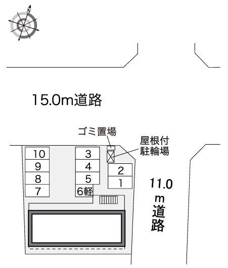 宇賀浦(40724)の駐車配置図