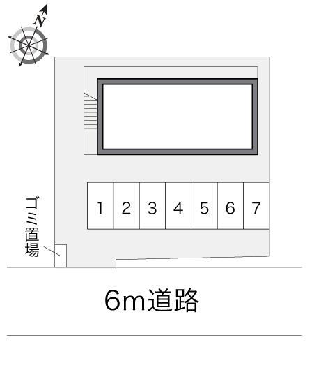 音羽(13171)の駐車配置図