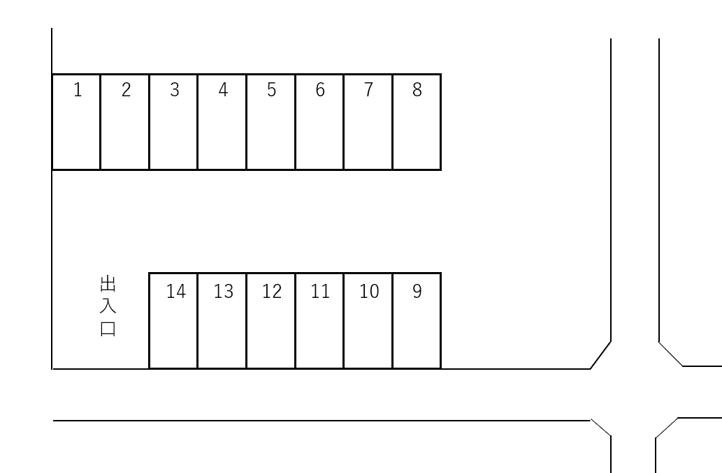 ＭＴパーキング第五の駐車配置図