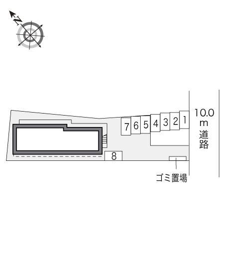 シーサイド(20653)の駐車配置図