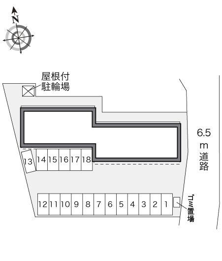 リベェールＡＩ(31642)の駐車配置図