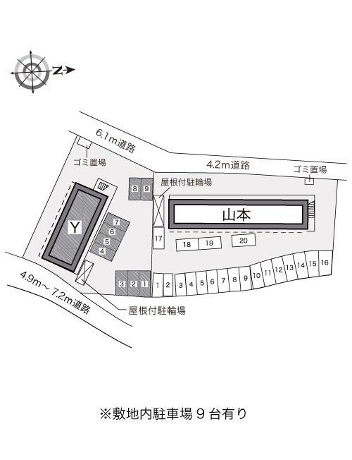 Ｙ(16697)の駐車配置図