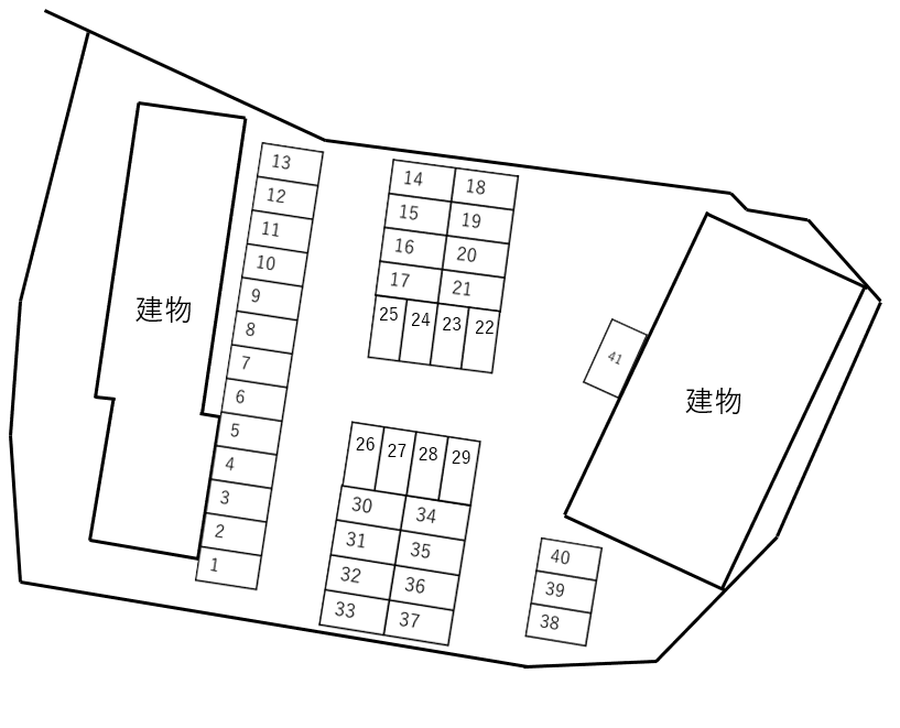 LUCIAS（ルシアス）の駐車配置図