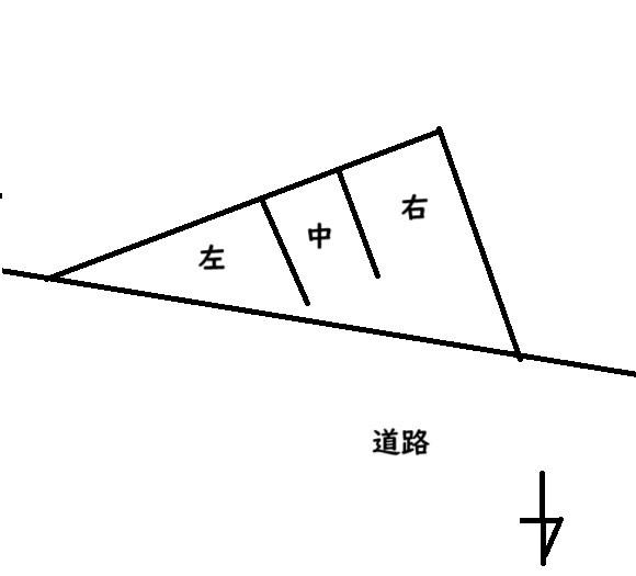 梶山ガレージの駐車配置図