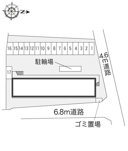 龍野(17498)の駐車配置図