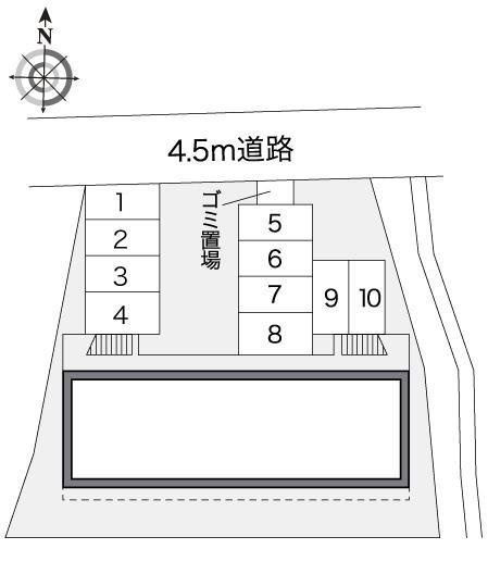 ＭＡＫＩ(13338)の駐車配置図