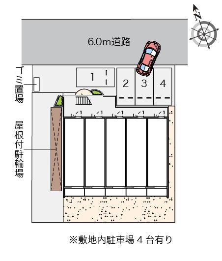 クレイノリーブル(57171)の駐車配置図