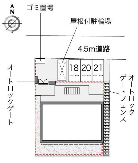 名楽(38211)の駐車配置図