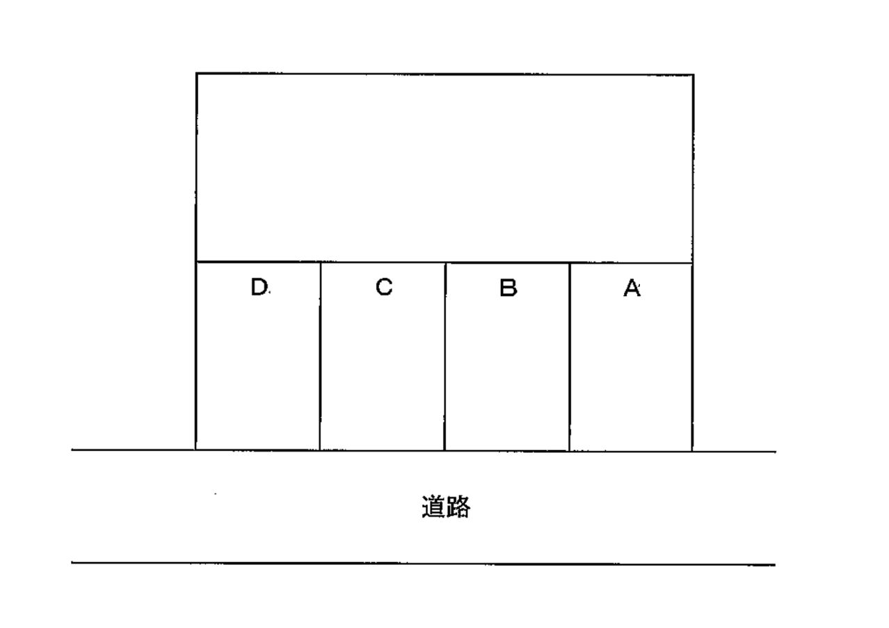 ＮＯ．１８１の駐車配置図