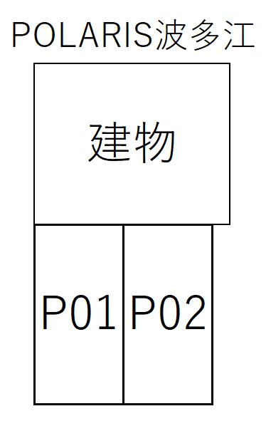 POLARIS波多江の駐車配置図