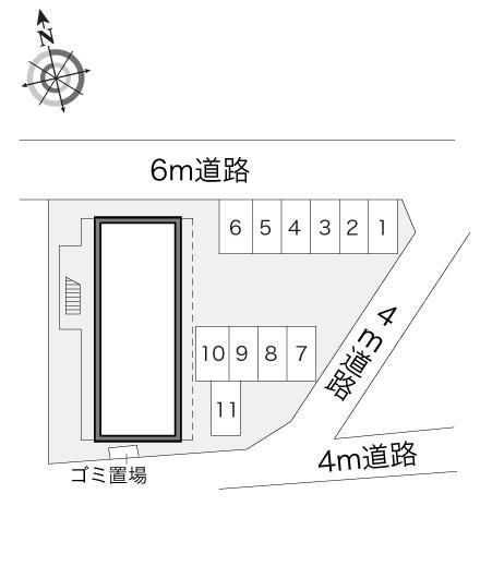 ドミール大和(16046)の駐車配置図