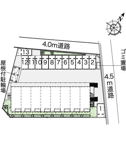 アネトス両島(43948)の駐車配置図